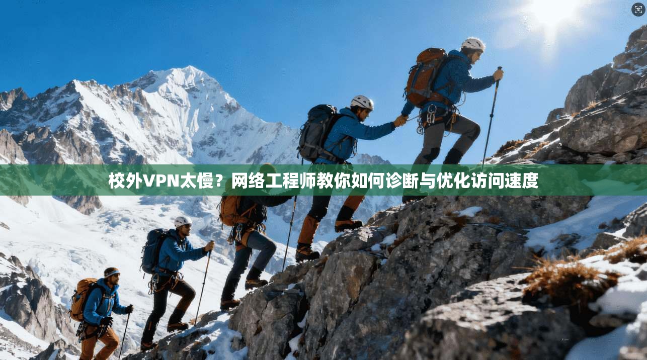 校外VPN太慢?网络工程师教你如何诊断与优化访问速度