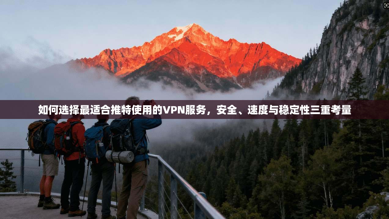 如何选择最适合推特使用的VPN服务,安全、速度与稳定性三重考量