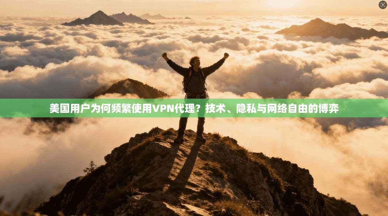 美国用户为何频繁使用VPN代理?技术、隐私与网络自由的博弈