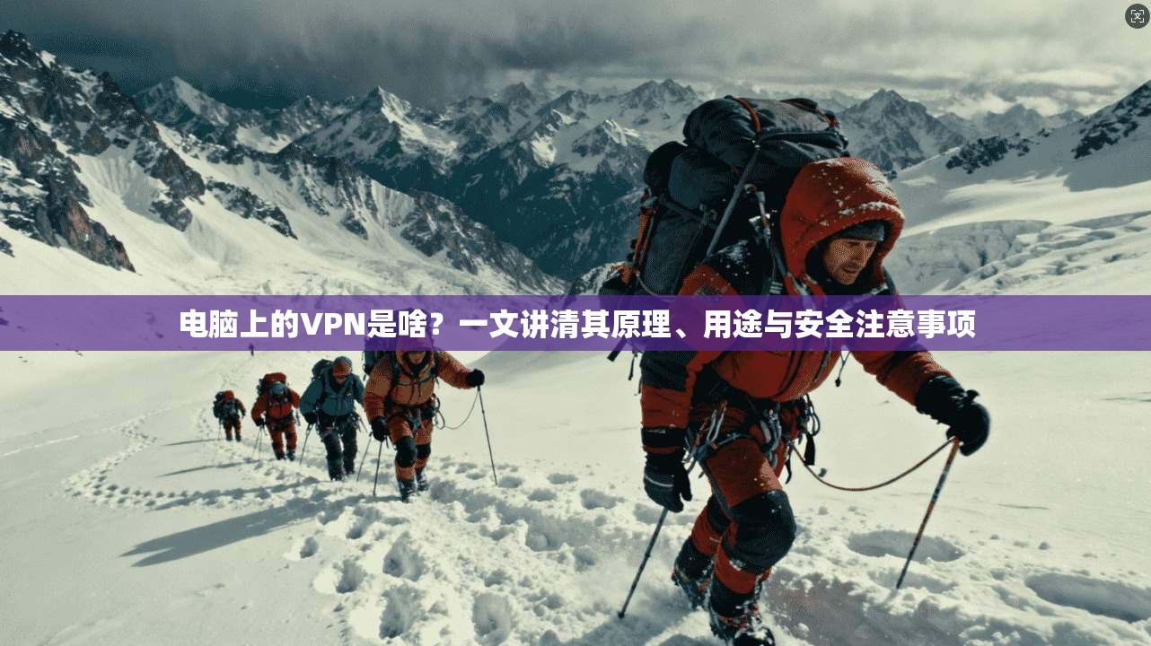 电脑上的VPN是啥？一文讲清其原理、用途与安全注意事项