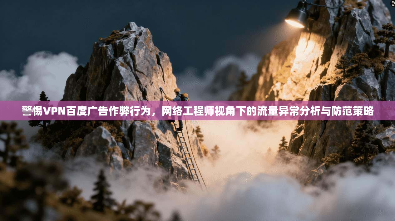 警惕VPN百度广告作弊行为，网络工程师视角下的流量异常分析与防范策略