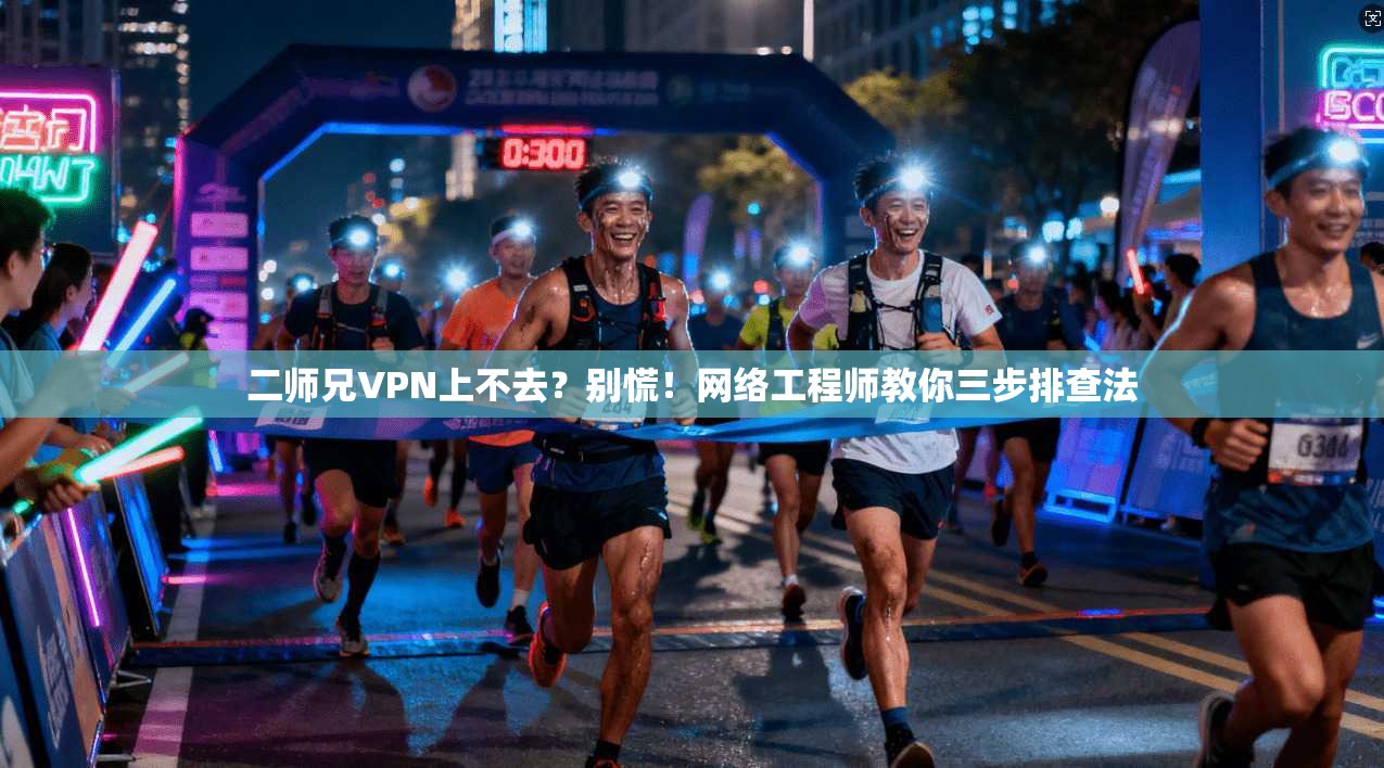 二师兄VPN上不去？别慌！网络工程师教你三步排查法