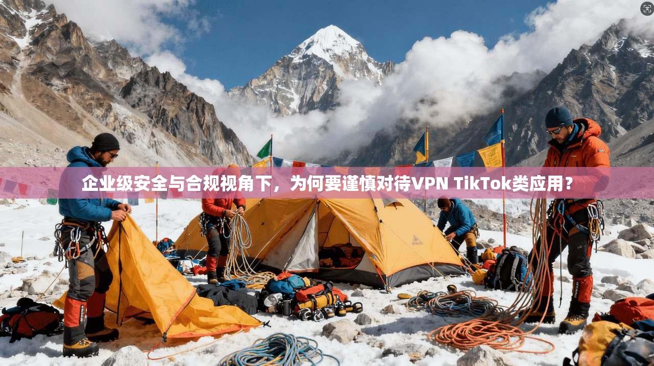 企业级安全与合规视角下，为何要谨慎对待VPN TikTok类应用？