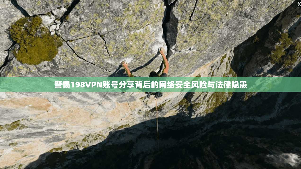 警惕198VPN账号分享背后的网络安全风险与法律隐患