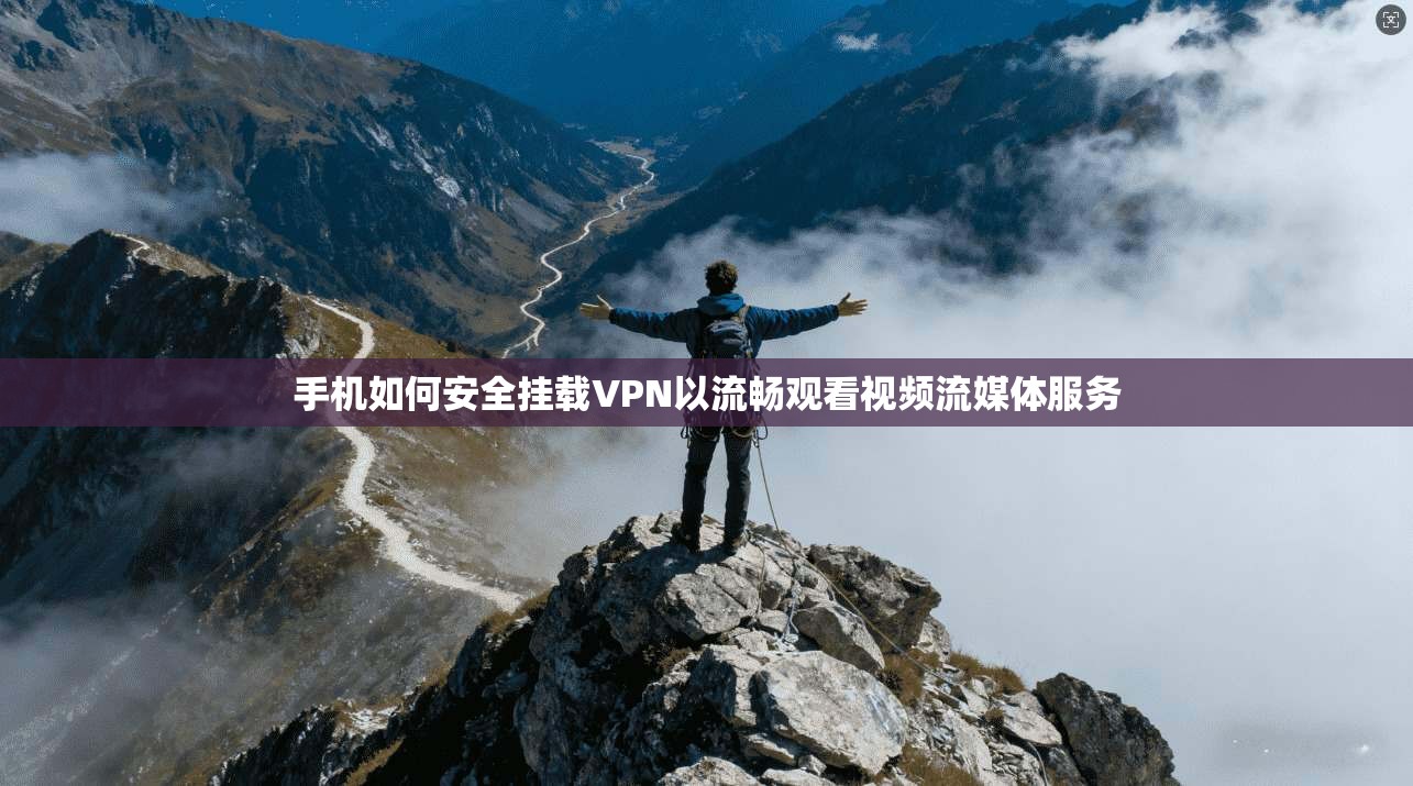 手机如何安全挂载VPN以流畅观看视频流媒体服务