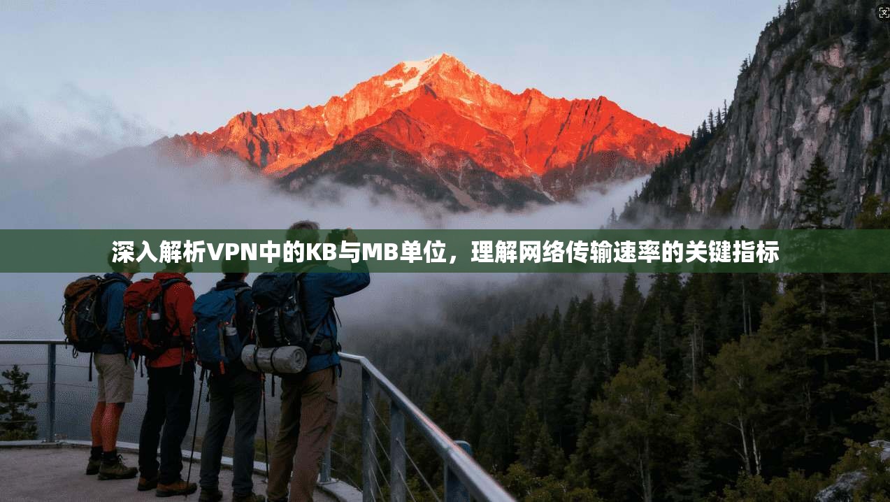深入解析VPN中的KB与MB单位，理解网络传输速率的关键指标
