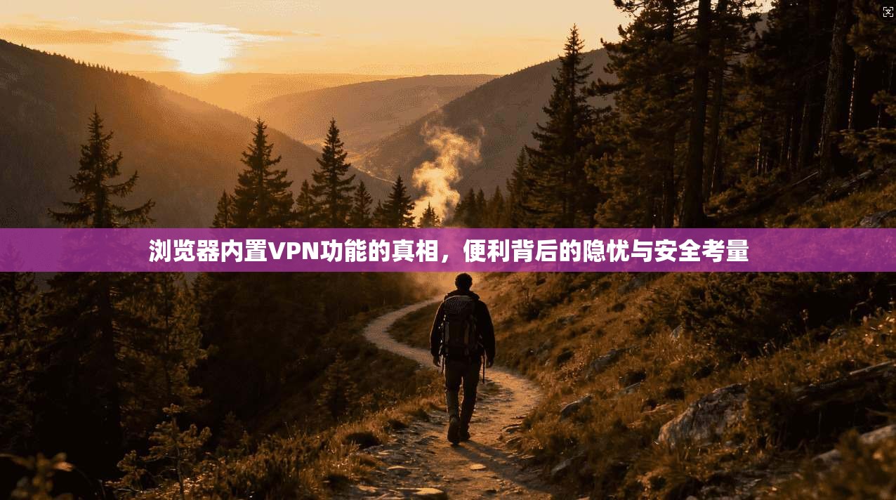 浏览器内置VPN功能的真相,便利背后的隐忧与安全考量