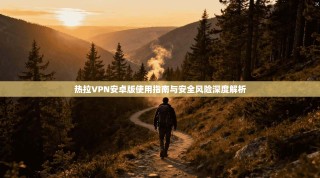 热拉VPN安卓版使用指南与安全风险深度解析