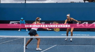 203年VPN技术发展与网络安全挑战解析