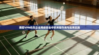 商密VPN机在企业网络安全中的关键作用与应用实践
