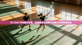 TP-Link VPN解决方案，企业级安全连接与远程办公的完美结合
