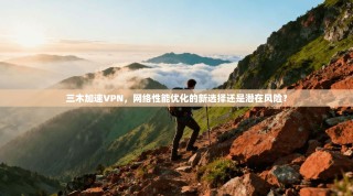 三木加速VPN，网络性能优化的新选择还是潜在风险？