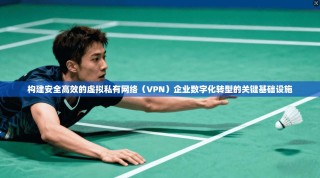 构建安全高效的虚拟私有网络（VPN）企业数字化转型的关键基础设施