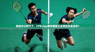 移动办公时代下，VPN App如何重塑企业网络安全边界？