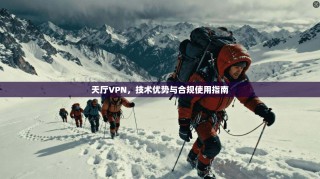 天厅VPN，技术优势与合规使用指南