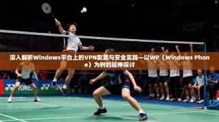 深入解析Windows平台上的VPN配置与安全实践—以WP（Windows Phone）为例的延伸探讨
