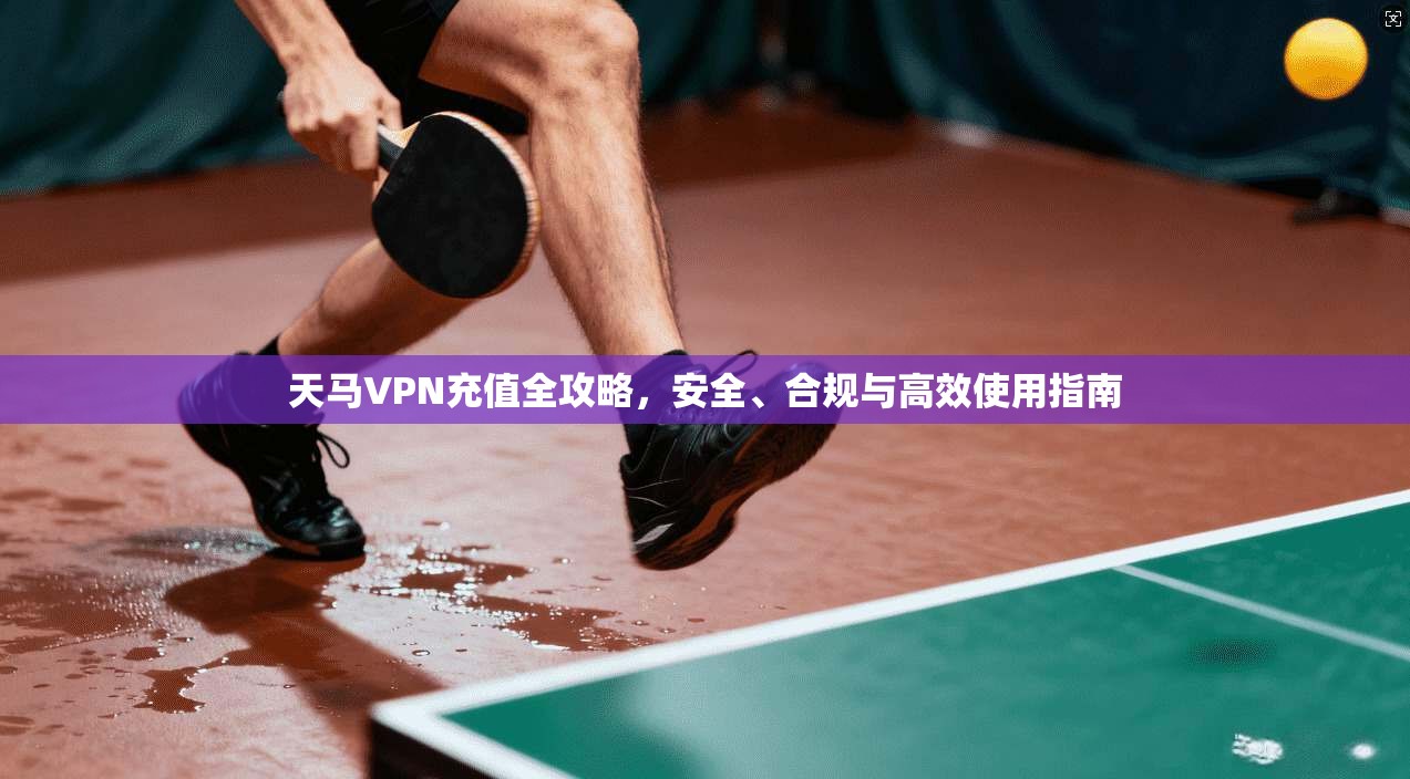 天马VPN充值全攻略，安全、合规与高效使用指南  第1张